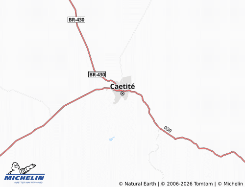 Mappa MICHELIN Caetité - ViaMichelin