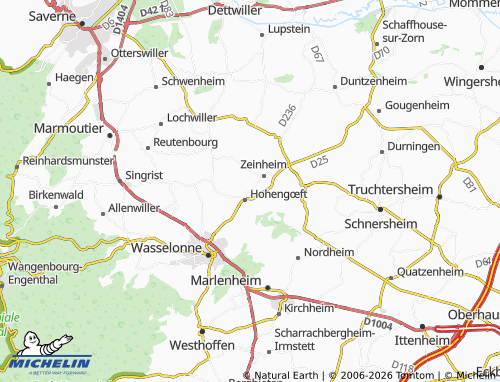 Mapa MICHELIN Rangen - ViaMichelin