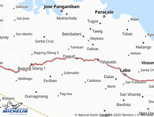 MICHELIN Daguit map - ViaMichelin