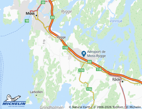 MICHELIN Halmstad map - ViaMichelin