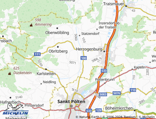 MICHELIN Greiling map - ViaMichelin