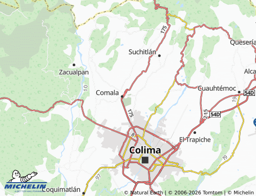 MICHELIN Lázaro Cárdenas map - ViaMichelin