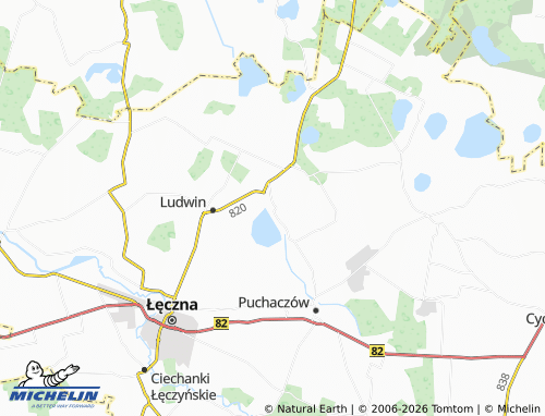 MICHELIN Dratów map - ViaMichelin
