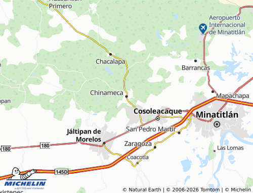 Mappa MICHELIN Chinameca - ViaMichelin
