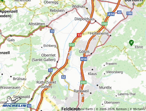 Mapa MICHELIN Koblach - ViaMichelin