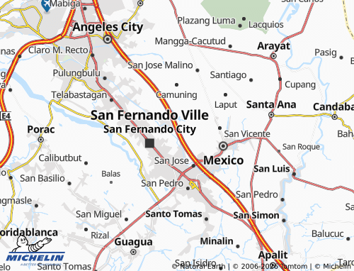 MICHELIN Del Carmen map - ViaMichelin