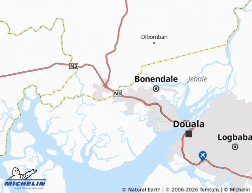 MICHELIN Bepele map - ViaMichelin
