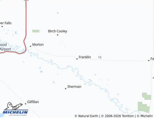 Mapa MICHELIN Franklin - ViaMichelin