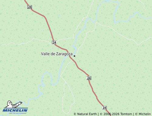 Mappa MICHELIN Valle de Zaragoza Centro - ViaMichelin