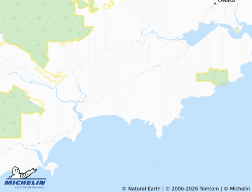 Mapa MICHELIN Purakauiti - ViaMichelin