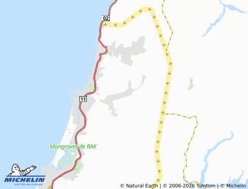 Carte MICHELIN Wadi Ghaleelah - ViaMichelin
