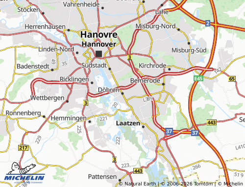 MICHELIN Döhren map - ViaMichelin