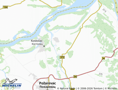 Carte MICHELIN Drmno - ViaMichelin