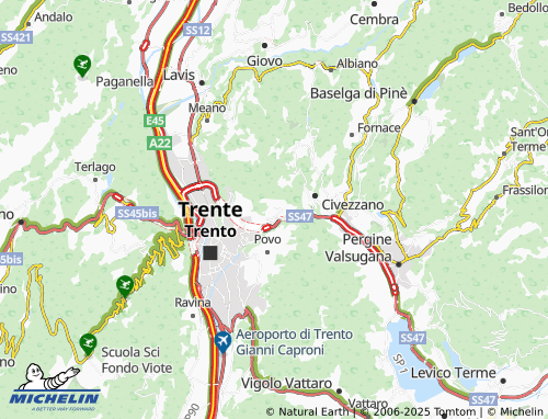 MICHELIN Villamontagna map - ViaMichelin