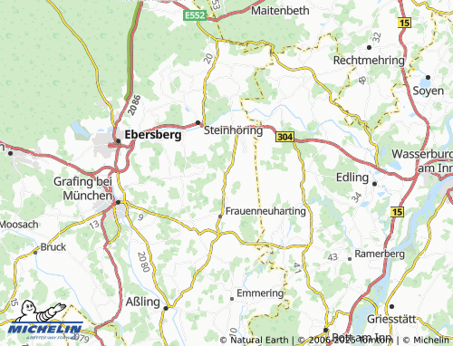 MICHELIN Sensau map - ViaMichelin