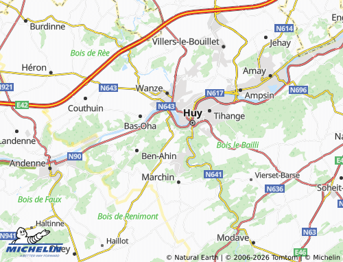Kaart MICHELIN Saint-Léonard - ViaMichelin