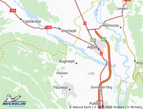 Mappa MICHELIN Copăcești - ViaMichelin