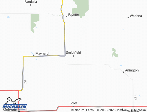 Mappa MICHELIN Smithfield - ViaMichelin