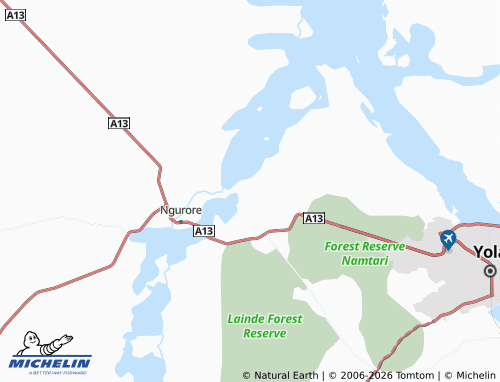 Mappa MICHELIN Namtari-Manga - ViaMichelin
