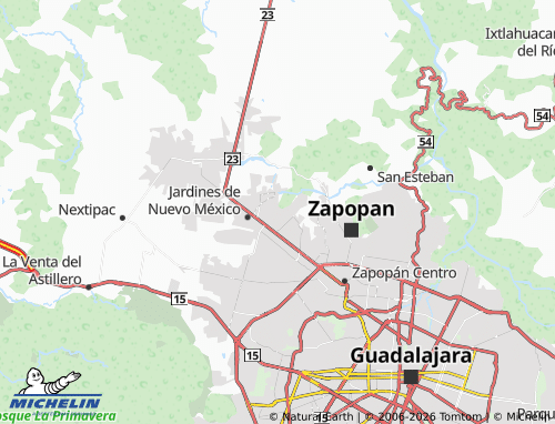 MICHELIN-Landkarte El Zapote I - ViaMichelin