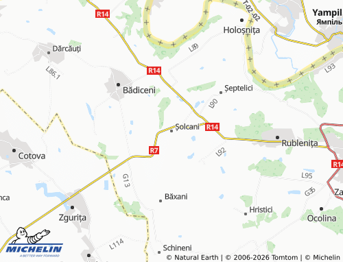 Mappa MICHELIN Șolcani - ViaMichelin