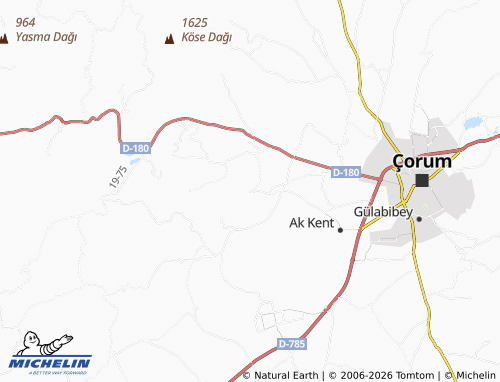 Mappa MICHELIN Karabürçek - ViaMichelin