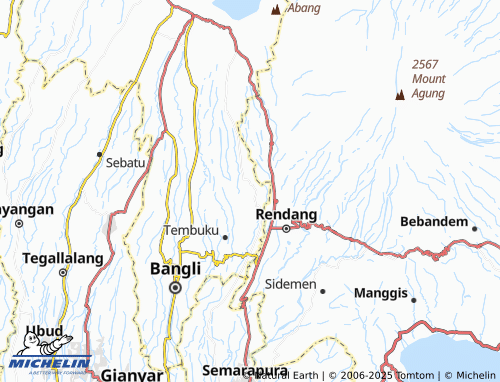 Mapa MICHELIN Peninjoan - ViaMichelin