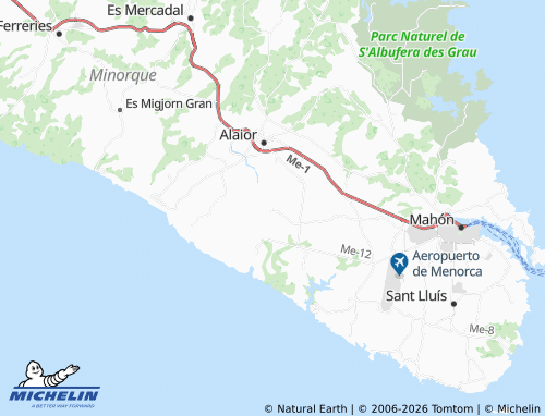 MICHELIN Binigemor map - ViaMichelin