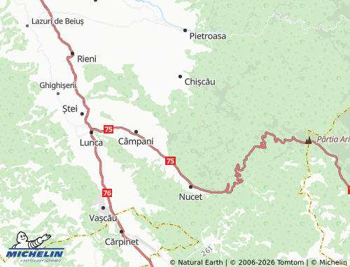 MICHELIN-Landkarte Sighiștel - ViaMichelin