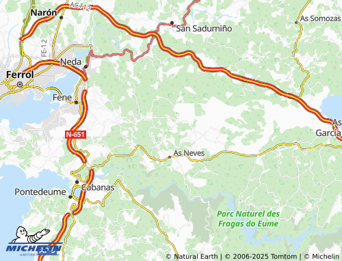 MICHELIN O Barreiro map - ViaMichelin