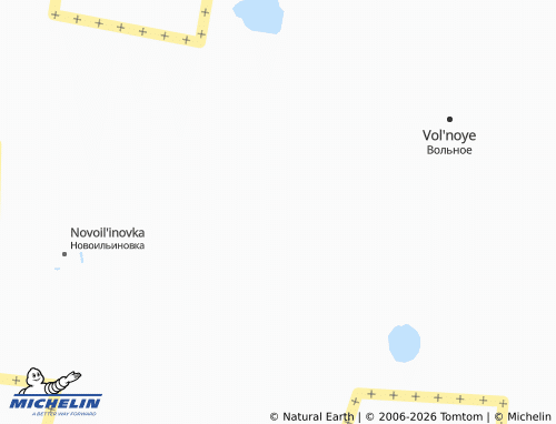 MICHELIN-Landkarte Terpen'ye - ViaMichelin