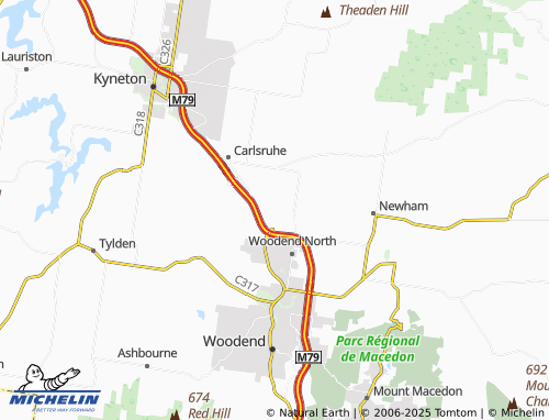 MICHELIN Cadello map - ViaMichelin