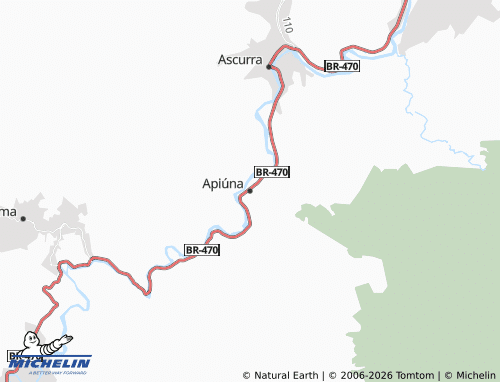 Mappa MICHELIN Apiúna - ViaMichelin