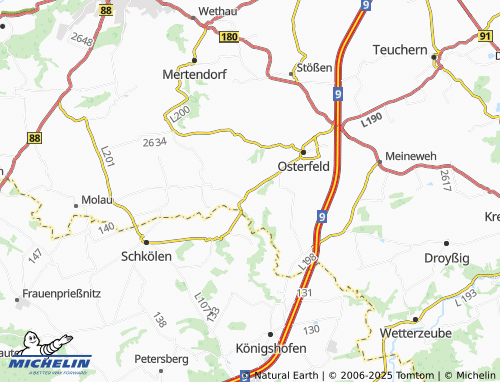 MICHELIN-Landkarte Goldschau - ViaMichelin