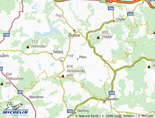 Mappa MICHELIN Pšov - ViaMichelin