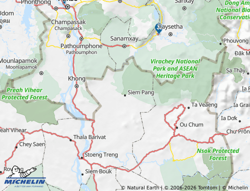 Mappa MICHELIN Siem Pang - ViaMichelin