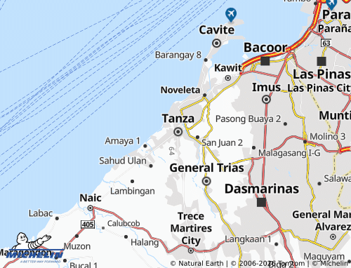 MICHELIN Daang Amaya 2 map - ViaMichelin