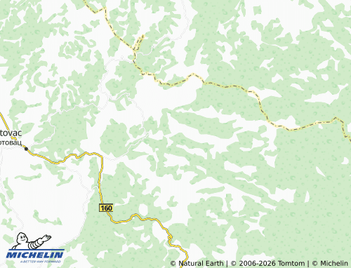 Mapa MICHELIN Strmosten - ViaMichelin