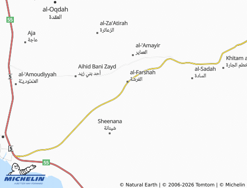 Carte MICHELIN Sha'b Samir - ViaMichelin