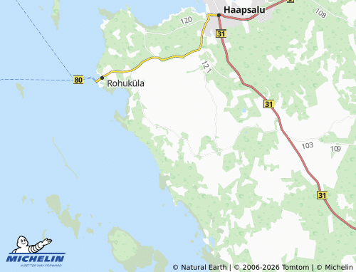 MICHELIN Sepaküla map - ViaMichelin