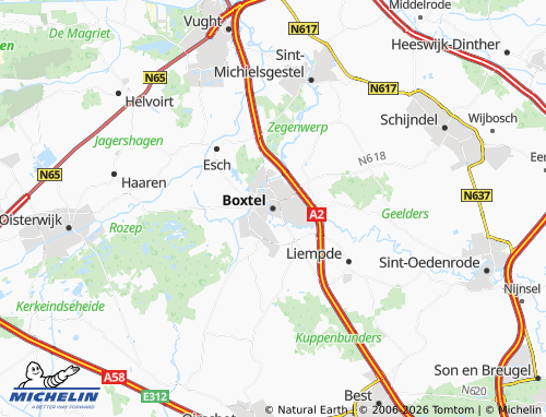 MICHELIN Boxtel map - ViaMichelin