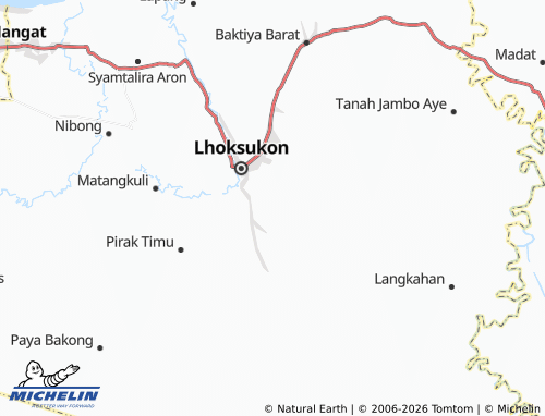 Mapa MICHELIN Ulee Tanoh - ViaMichelin