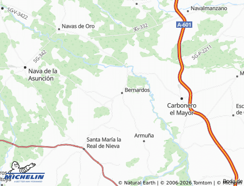 Mappa MICHELIN Bernardos - ViaMichelin