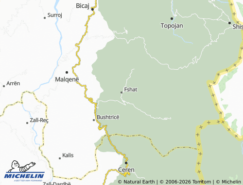 MICHELIN Fshat map - ViaMichelin