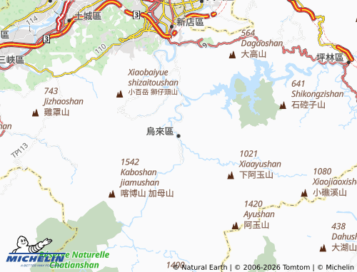 Mappa MICHELIN wu lai qu - ViaMichelin