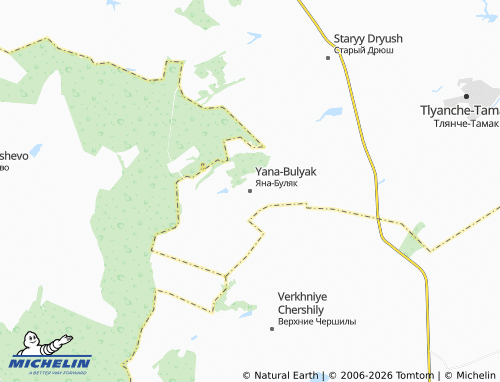 MICHELIN-Landkarte Yana-Bulyak - ViaMichelin
