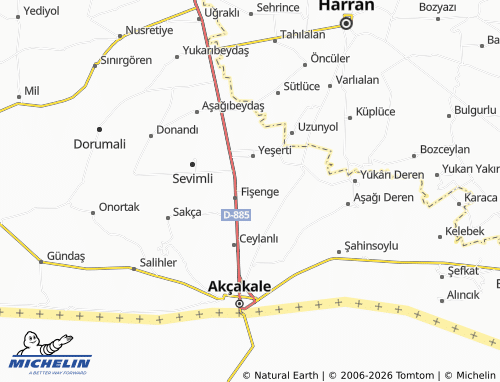 MICHELIN Vize map - ViaMichelin