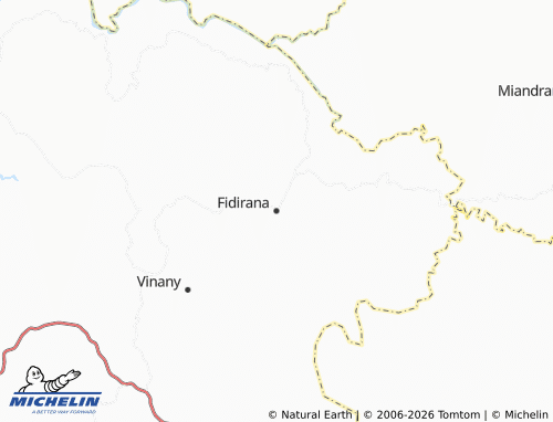 MICHELIN Fidirana map - ViaMichelin