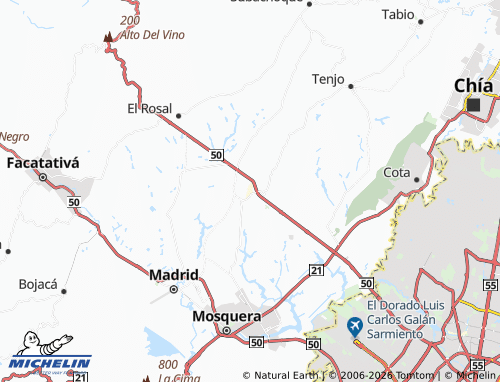 Mapa MICHELIN La Punta - ViaMichelin