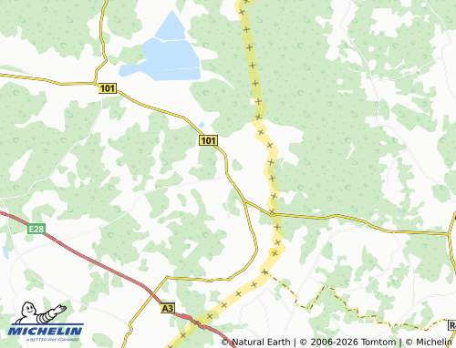MICHELIN Šumskas map - ViaMichelin